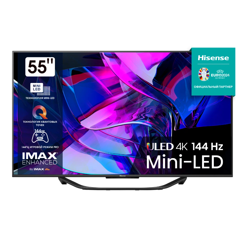 

Телевизор Hisense 55U7KQ, 55"(139 см), UHD 4K, Черный, 55U7KQ