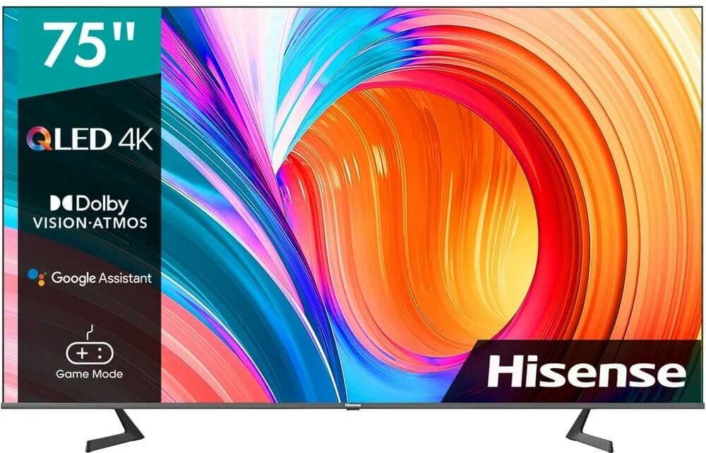 

Телевизор Hisense QLED 75A7GQ, 75"(190 см), UHD 4K, Черный, 75A7GQ