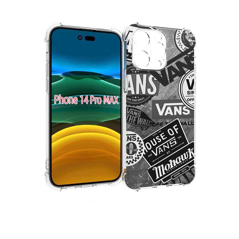 

Чехол MyPads Ванс-постер для iPhone 14 Pro Max, Прозрачный, Tocco