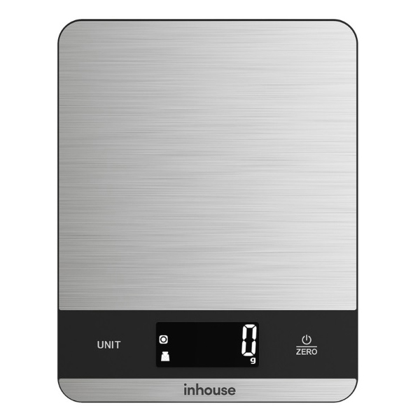 

Весы кухонные Inhouse IKS-0501S серебристый, черный, IKS-0501S