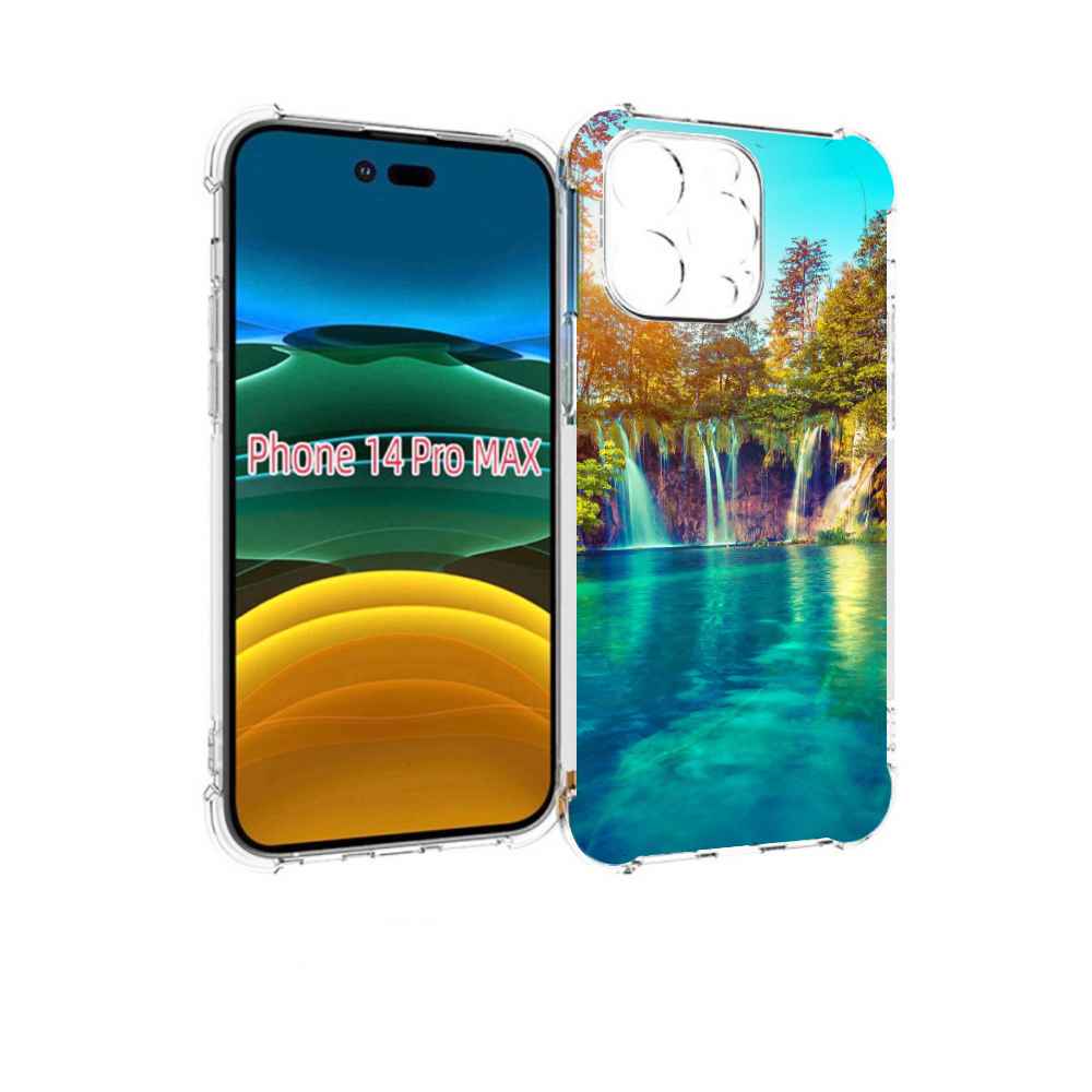 

Чехол MyPads Водапад-2 для iPhone 14 Pro Max, Прозрачный, Tocco