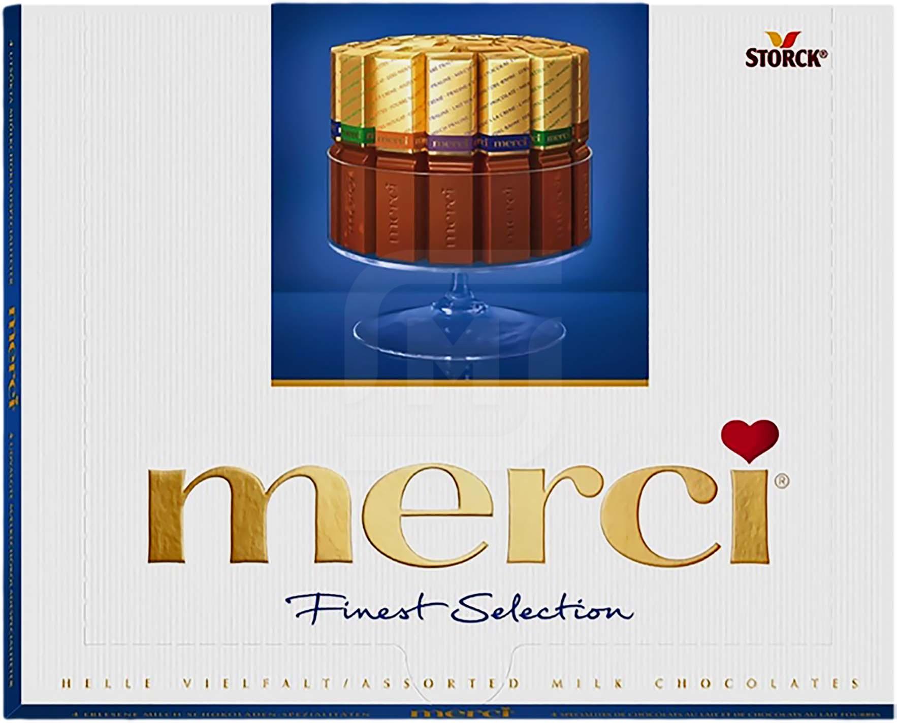 

Конфеты Merci Finest Selection из молочного шоколада 250 г