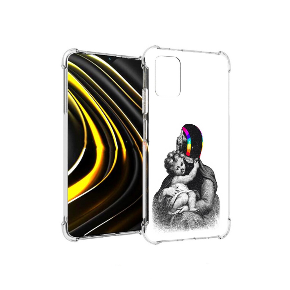 

Чехол MyPads Tocco для Xiaomi Poco M3 защитник в шлеме (PT156204.280.350), Прозрачный, Tocco