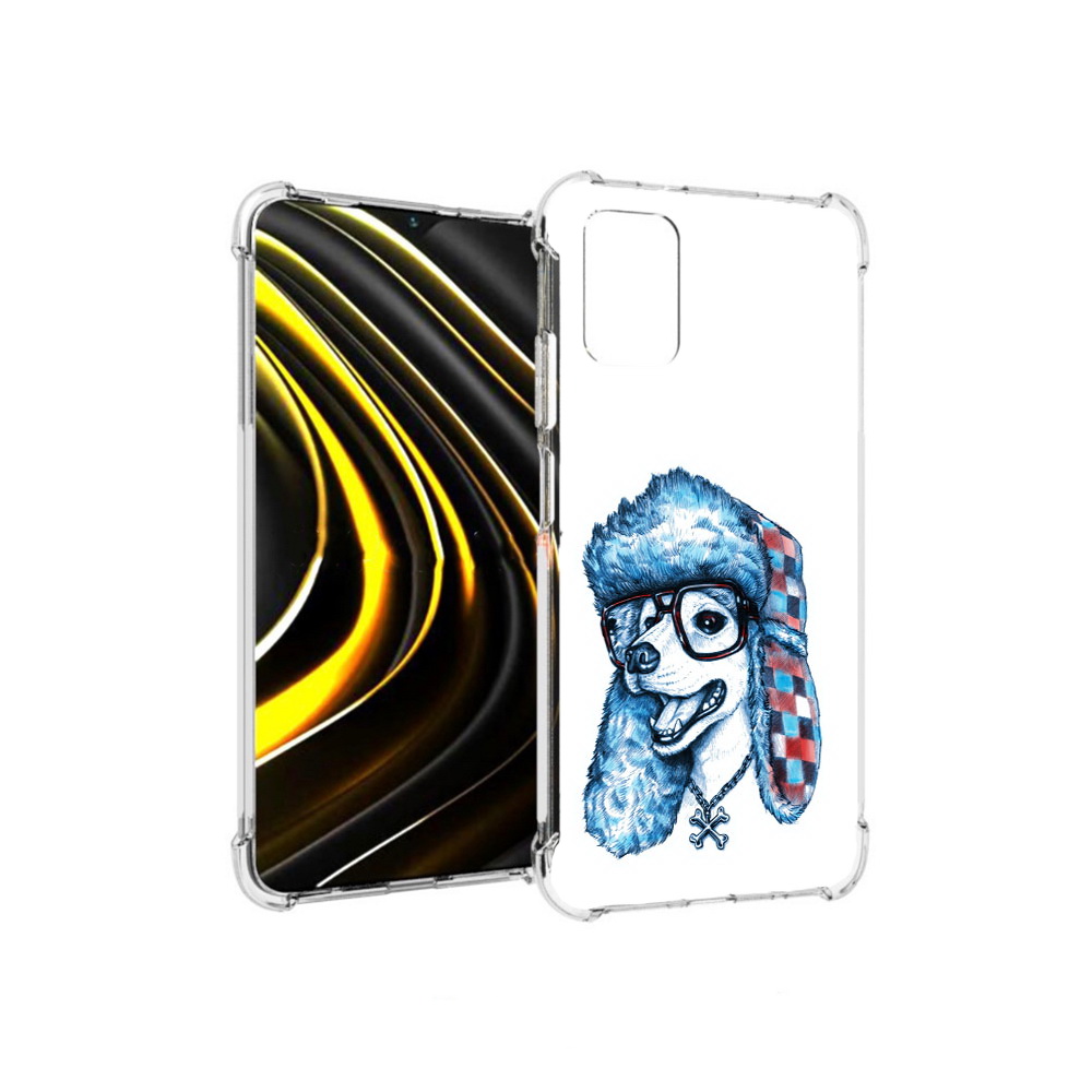 

Чехол MyPads Tocco для Xiaomi Poco M3 зимний пес (PT156204.280.362), Прозрачный, Tocco