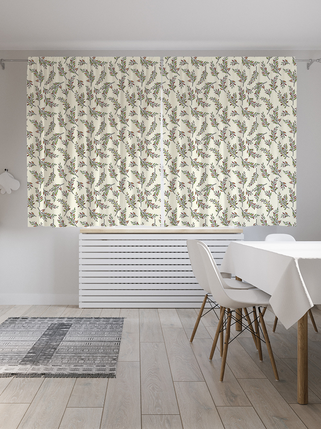 

Шторы JoyArty с фотопечатью "Лиственное полотно" из сатена, 290х180 см, Лиственное полотно