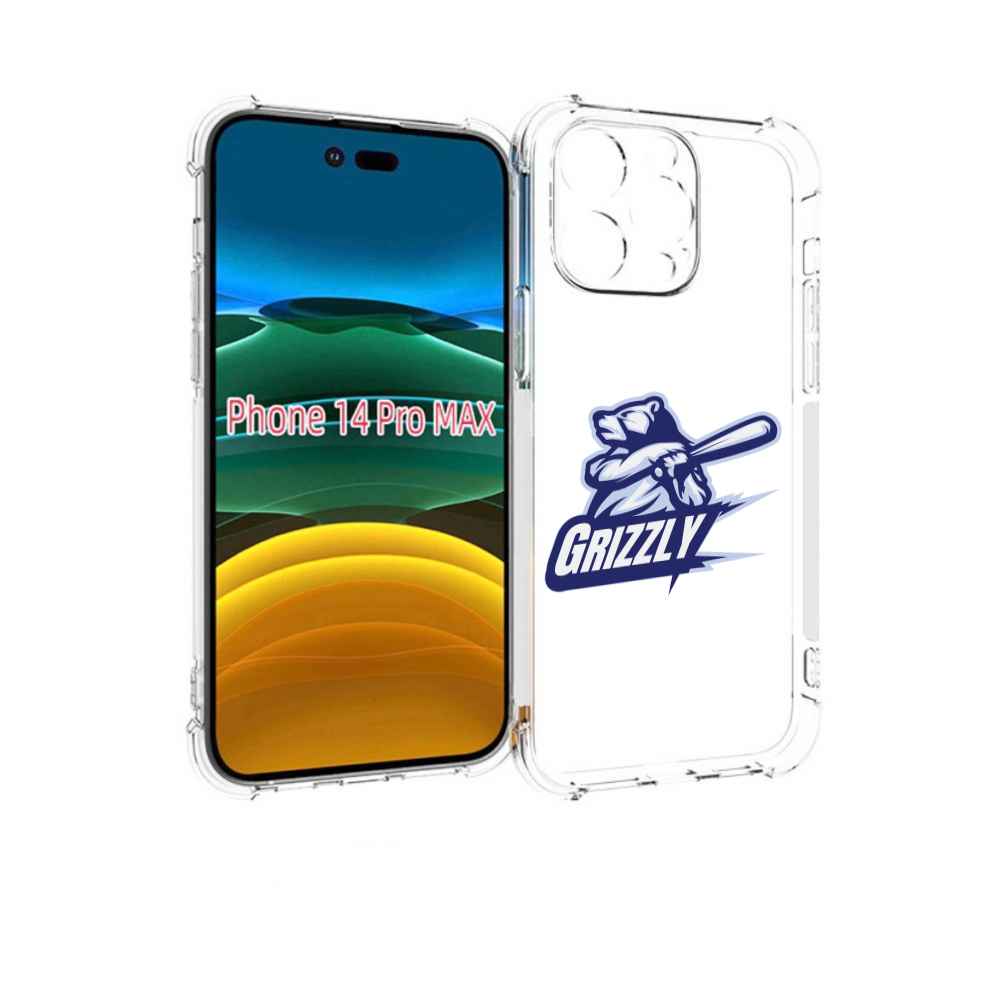 

Чехол MyPads Гризли для iPhone 14 Pro Max, Прозрачный, Tocco
