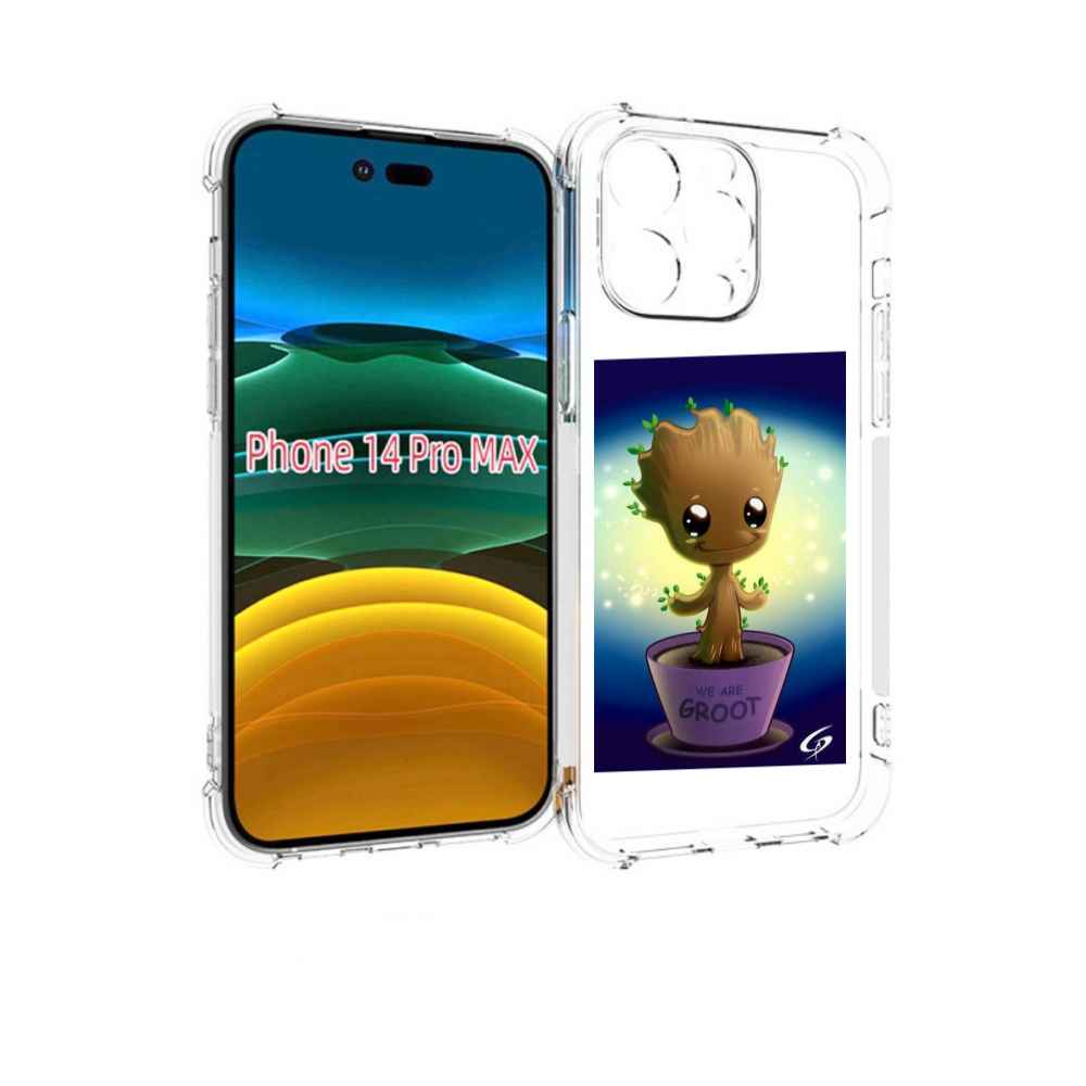 

Чехол MyPads Грут для iPhone 14 Pro Max, Прозрачный, Tocco