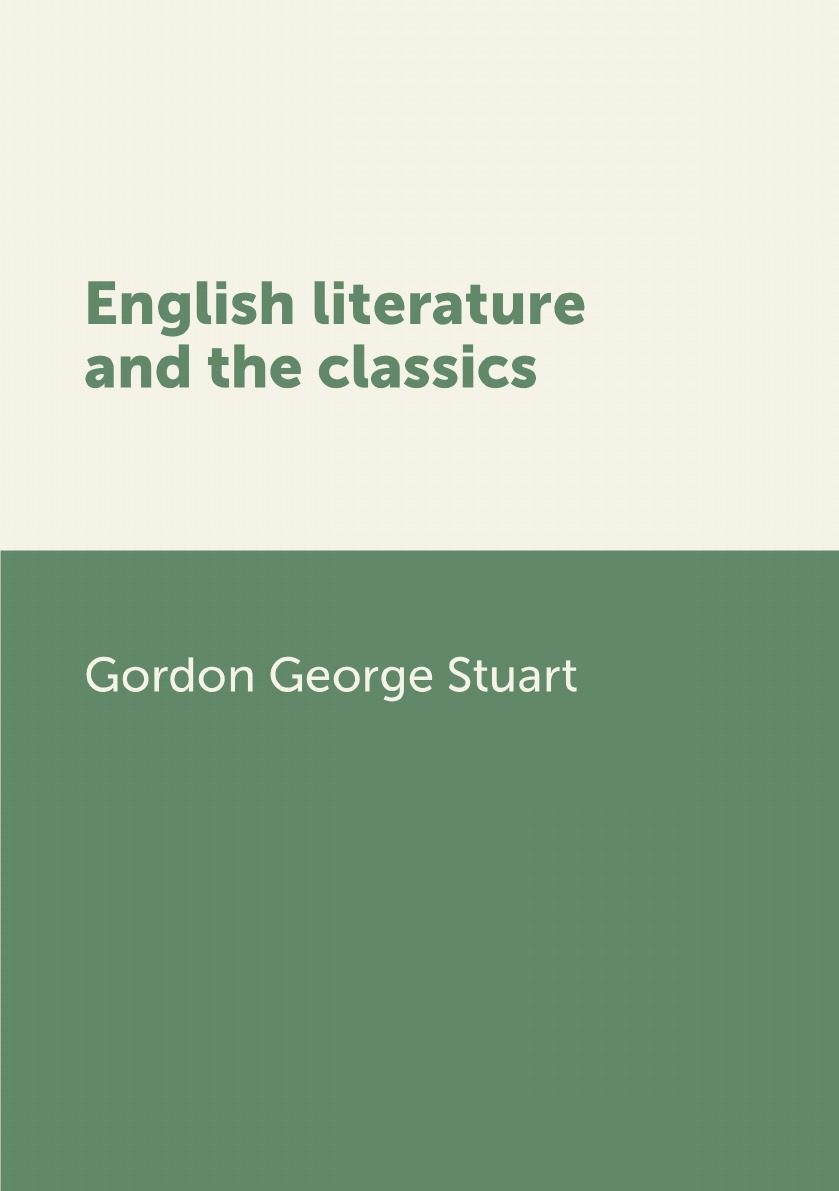 

English literature and the classics