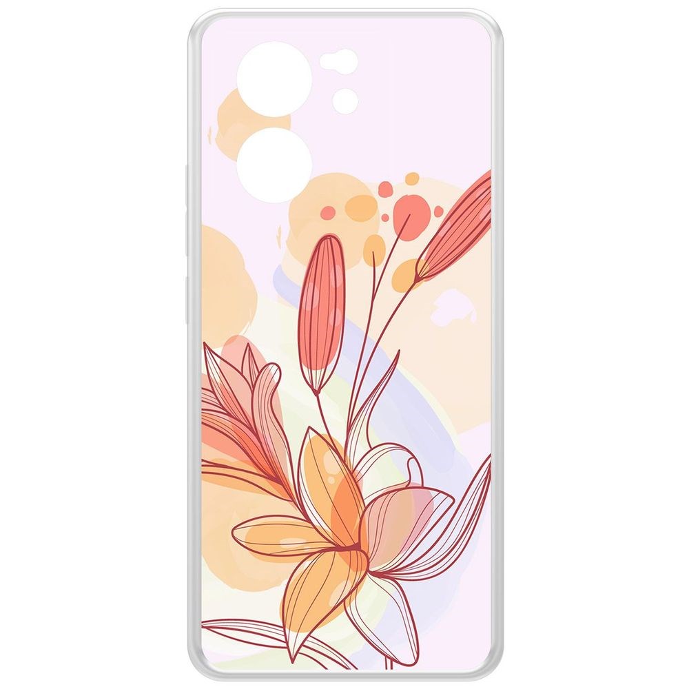 

Чехол-накладка Krutoff Clear Case Фантазия для Xiaomi 13T Pro, Прозрачный