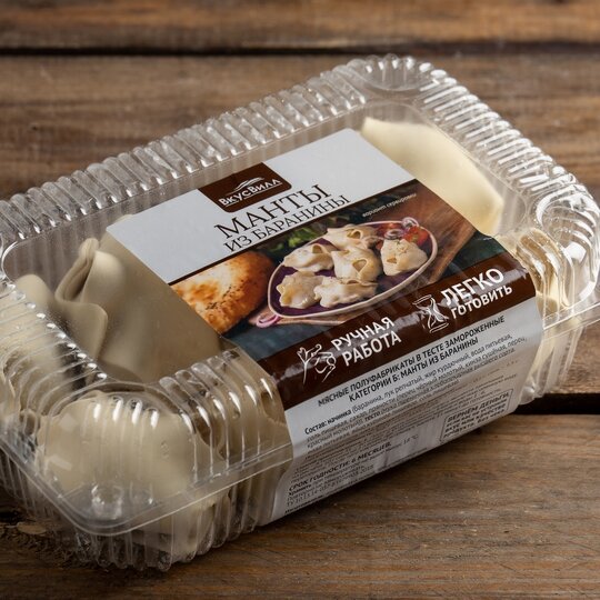 

Манты ВкусВилл из баранины 500 г