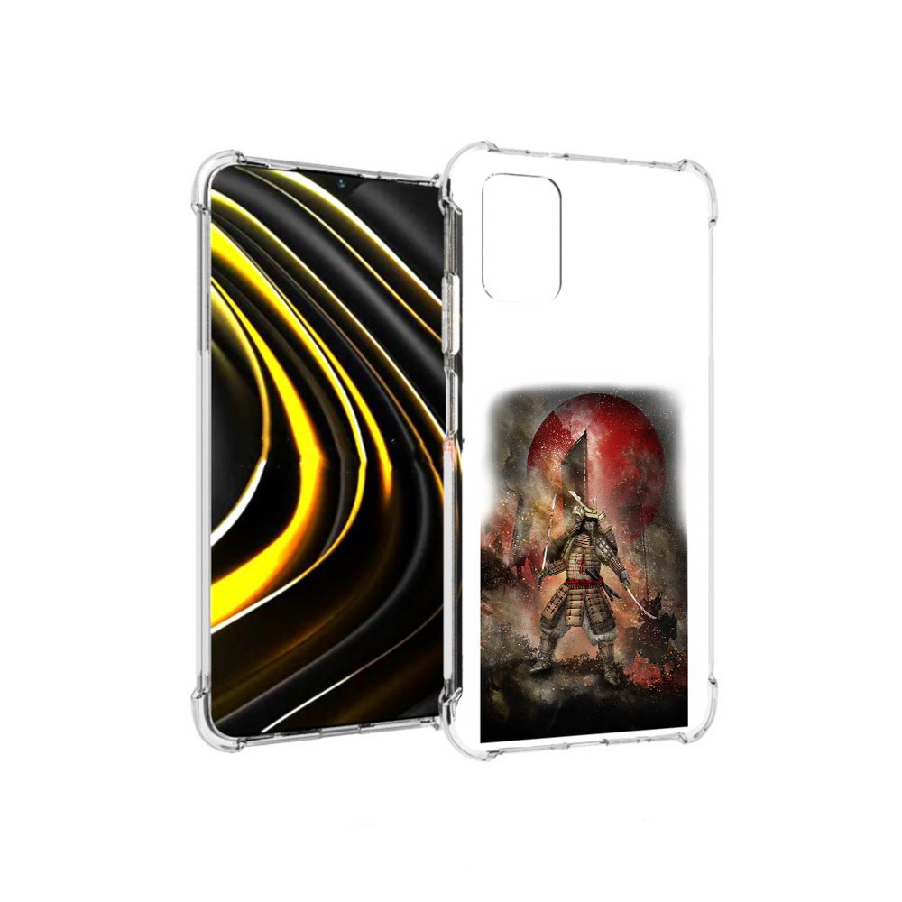 

Чехол MyPads Tocco для Xiaomi Poco M3 китайскийвоин (PT156204.280.388), Прозрачный, Tocco