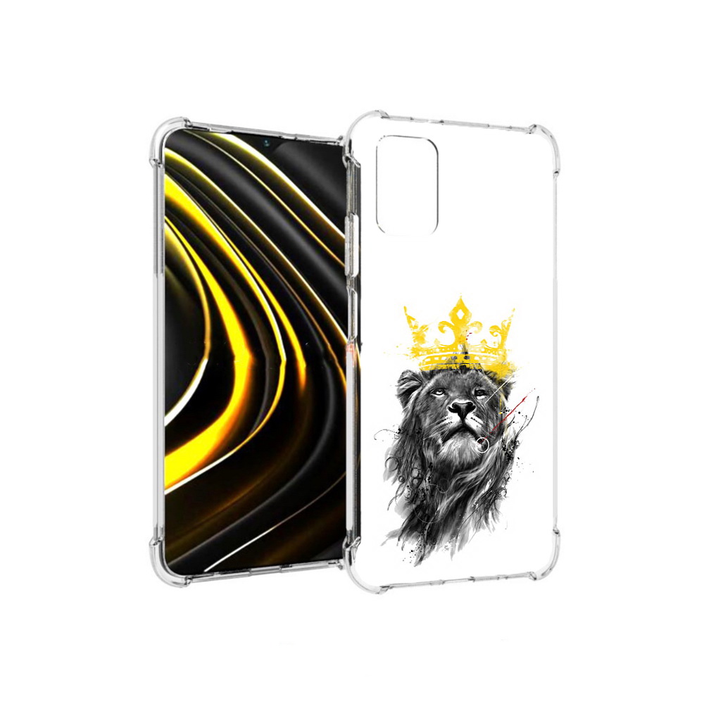 

Чехол MyPads Tocco для Xiaomi Poco M3 король-лев (PT156204.280.391), Прозрачный, Tocco