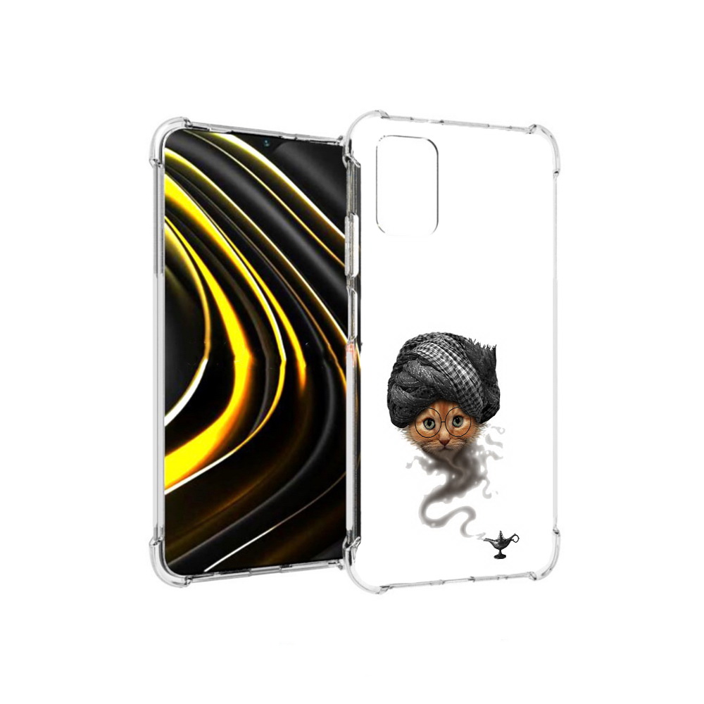 

Чехол MyPads Tocco для Xiaomi Poco M3 кот джин (PT156204.280.398), Прозрачный, Tocco