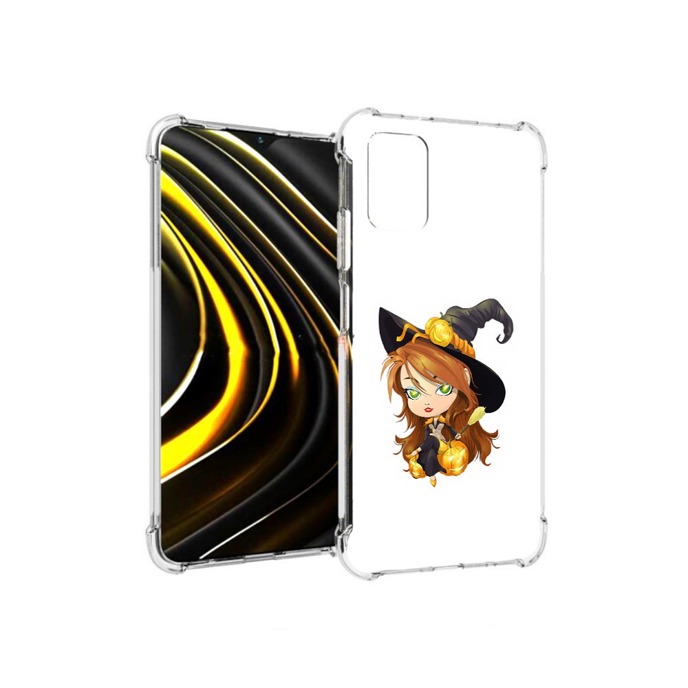 

Чехол MyPads Tocco для Xiaomi Poco M3 Ведьмочка (PT156204.280.40), Прозрачный, Tocco