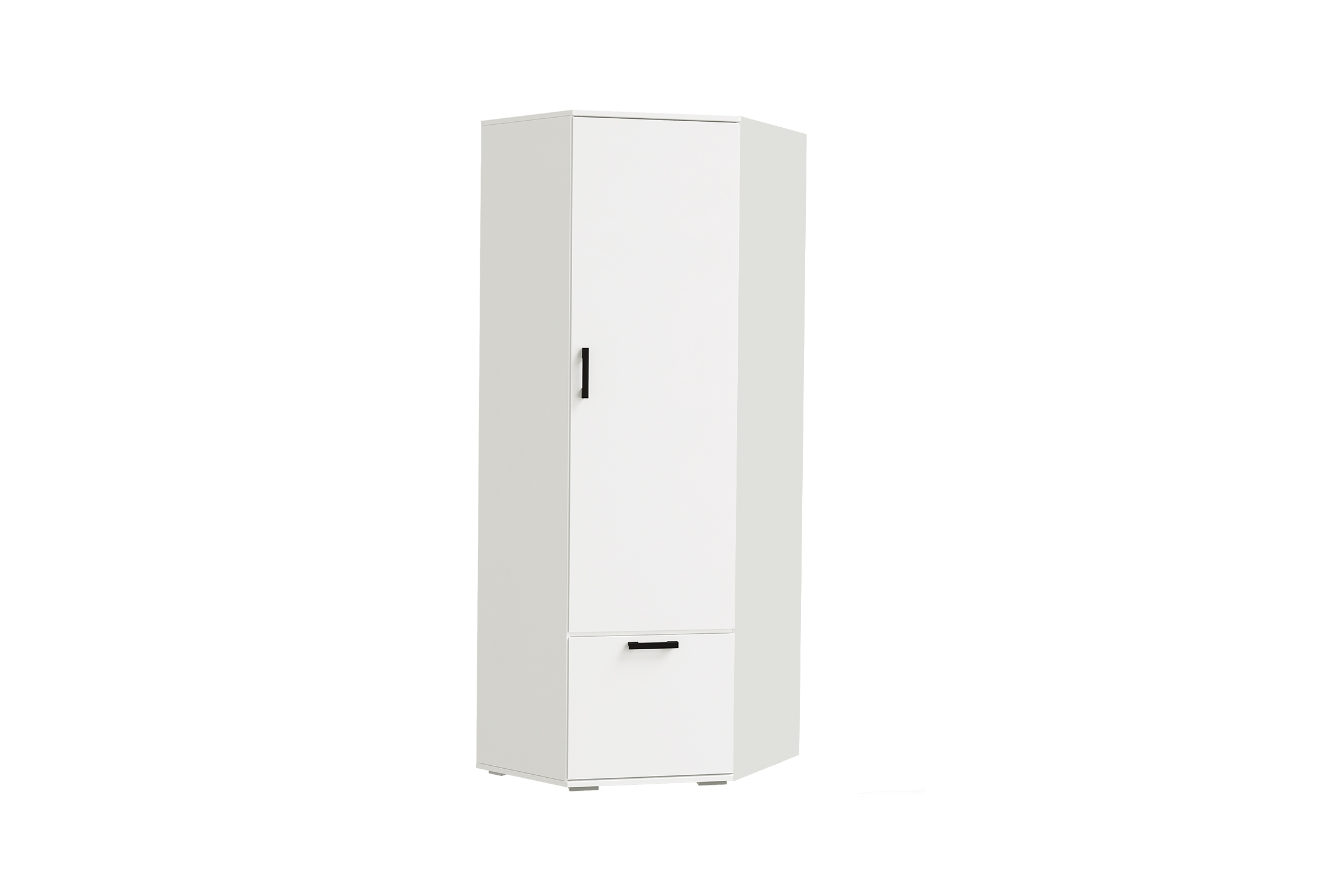 

Шкаф НОНТОН Ника Белый гладкий 70.10x203.20x70.10, Ника