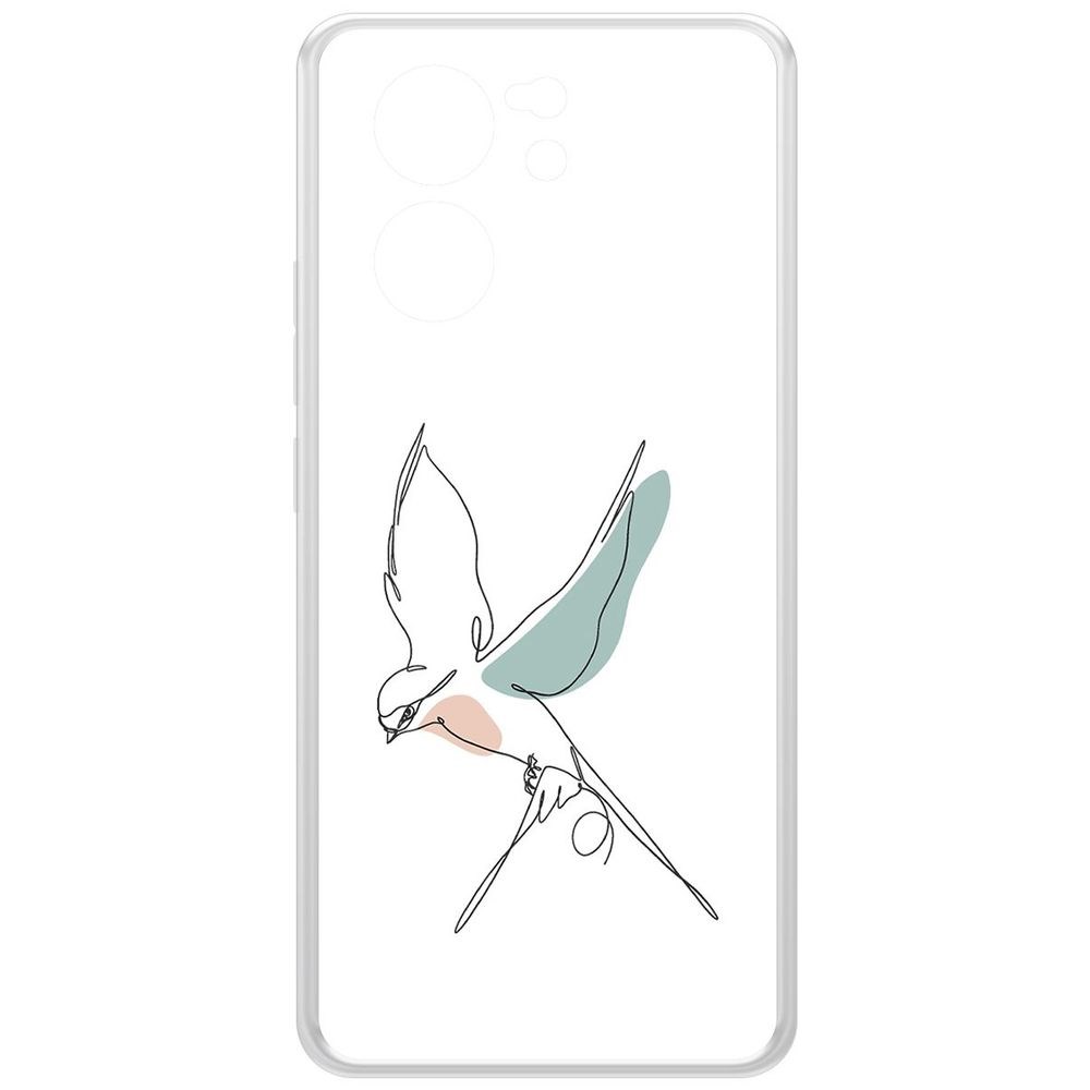 

Чехол-накладка Krutoff Clear Case Полет для Xiaomi 13T Pro, Прозрачный