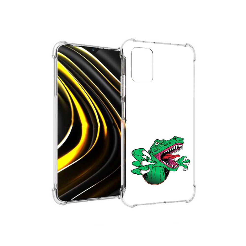 

Чехол MyPads Tocco для Xiaomi Poco M3 крокодил (PT156204.280.417), Прозрачный, Tocco