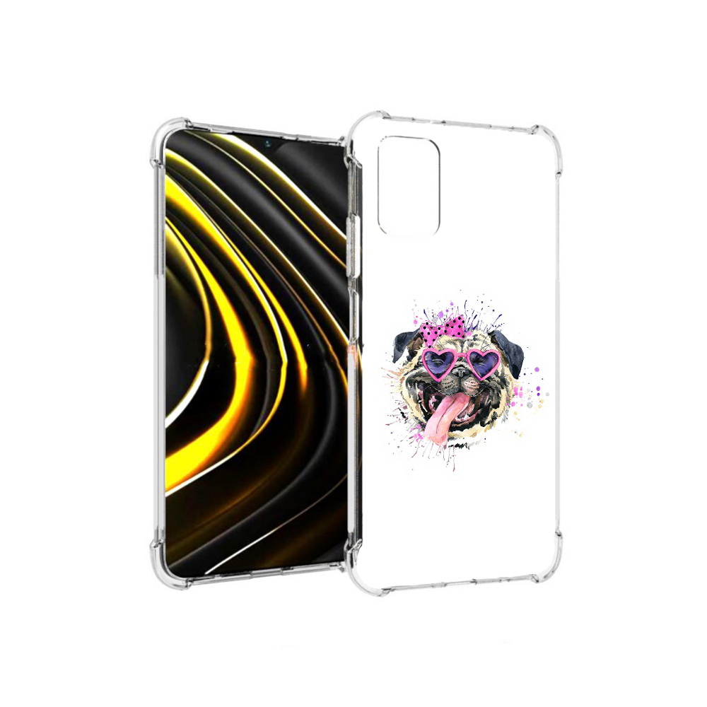 

Чехол MyPads Tocco для Xiaomi Poco M3 Веселая собака (PT156204.280.43), Прозрачный, Tocco