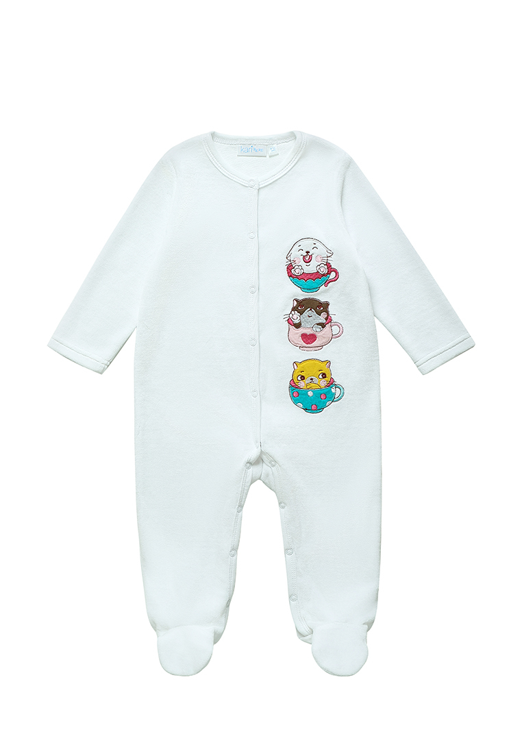 

Комбинезон детский Kari baby AW23B14003706, белый, 56, AW23B14003706