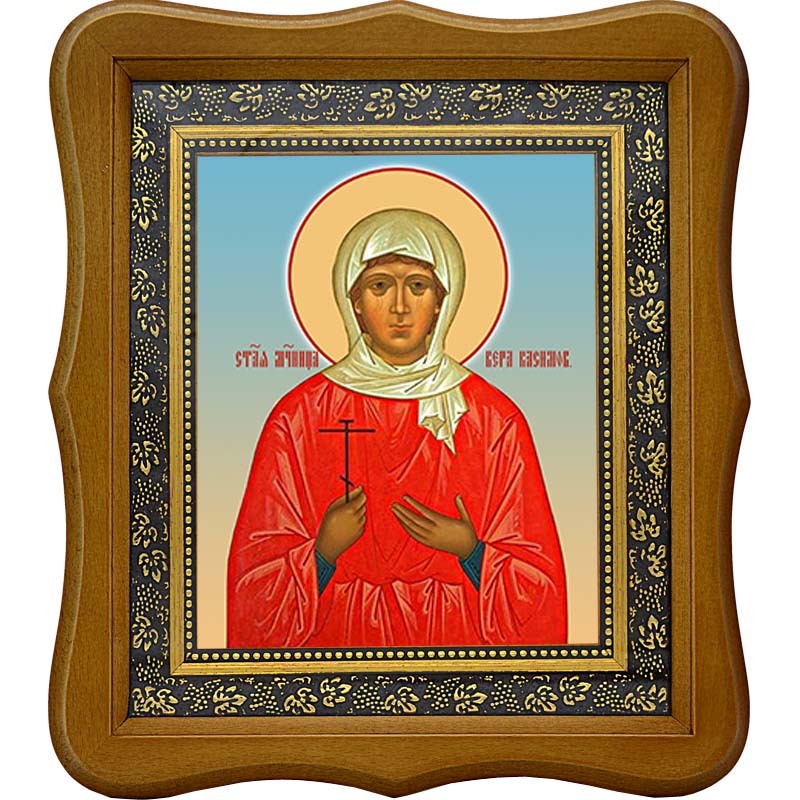 

Вера Самсонова (Касимовская) мученица, ктитор. Икона на холсте.