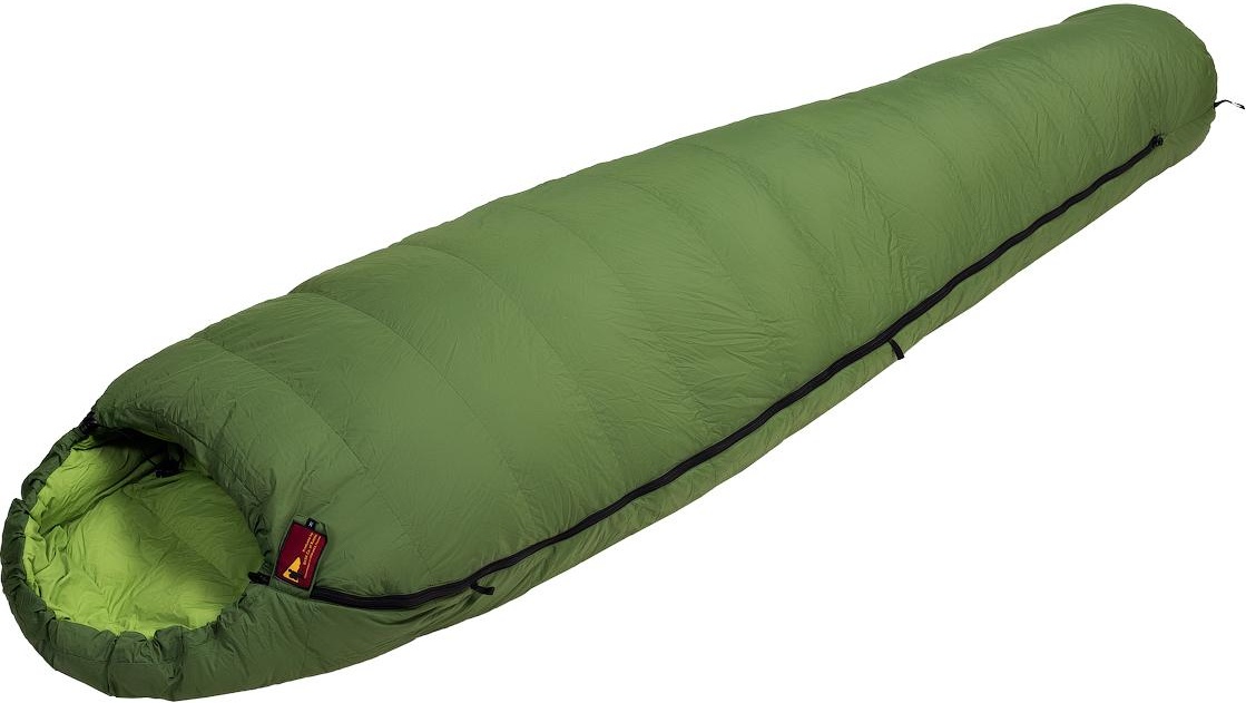 фото Спальный мешок bask trekking v2-s темно-серый/зеленый, левый