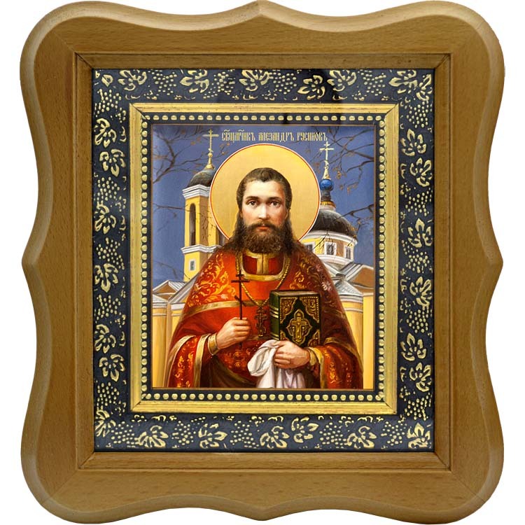 

Александр Русинов, священномученик, пресвитер. Икона на холсте.
