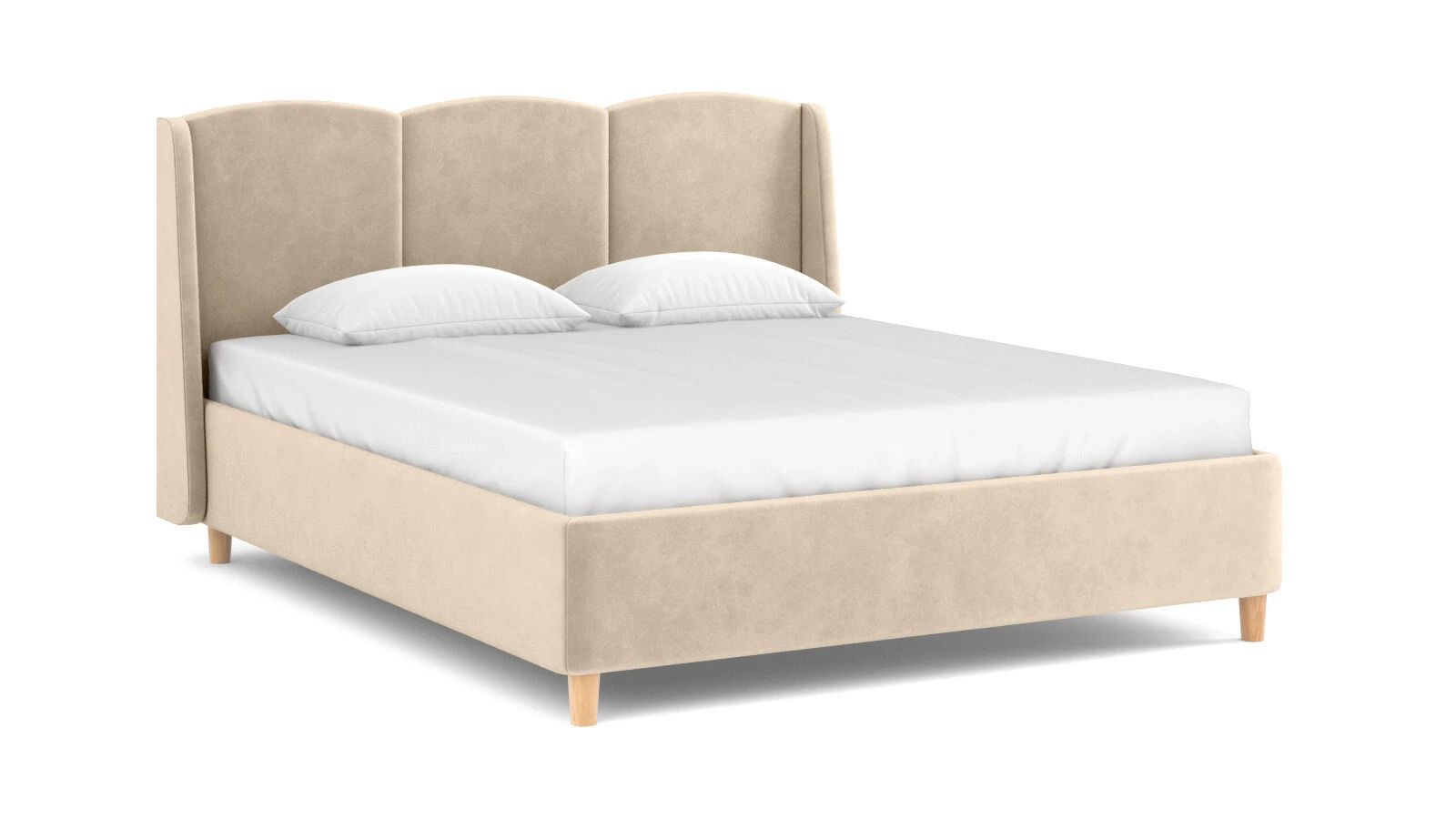 

Кровать Askona Milora Sky Velvet 21 160х200, Розовый