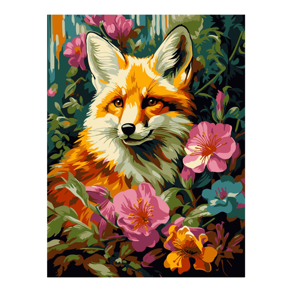 

Картина по номерам Lori Лисица, 20x28,5 см, Лисица