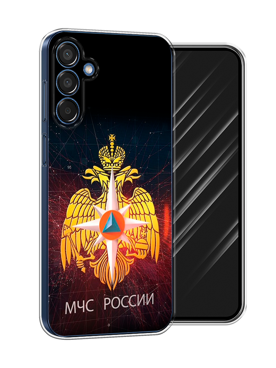 

Чехол Awog на Samsung Galaxy M15 5G "МЧС России", Черный;желтый;красный, 2109550-1