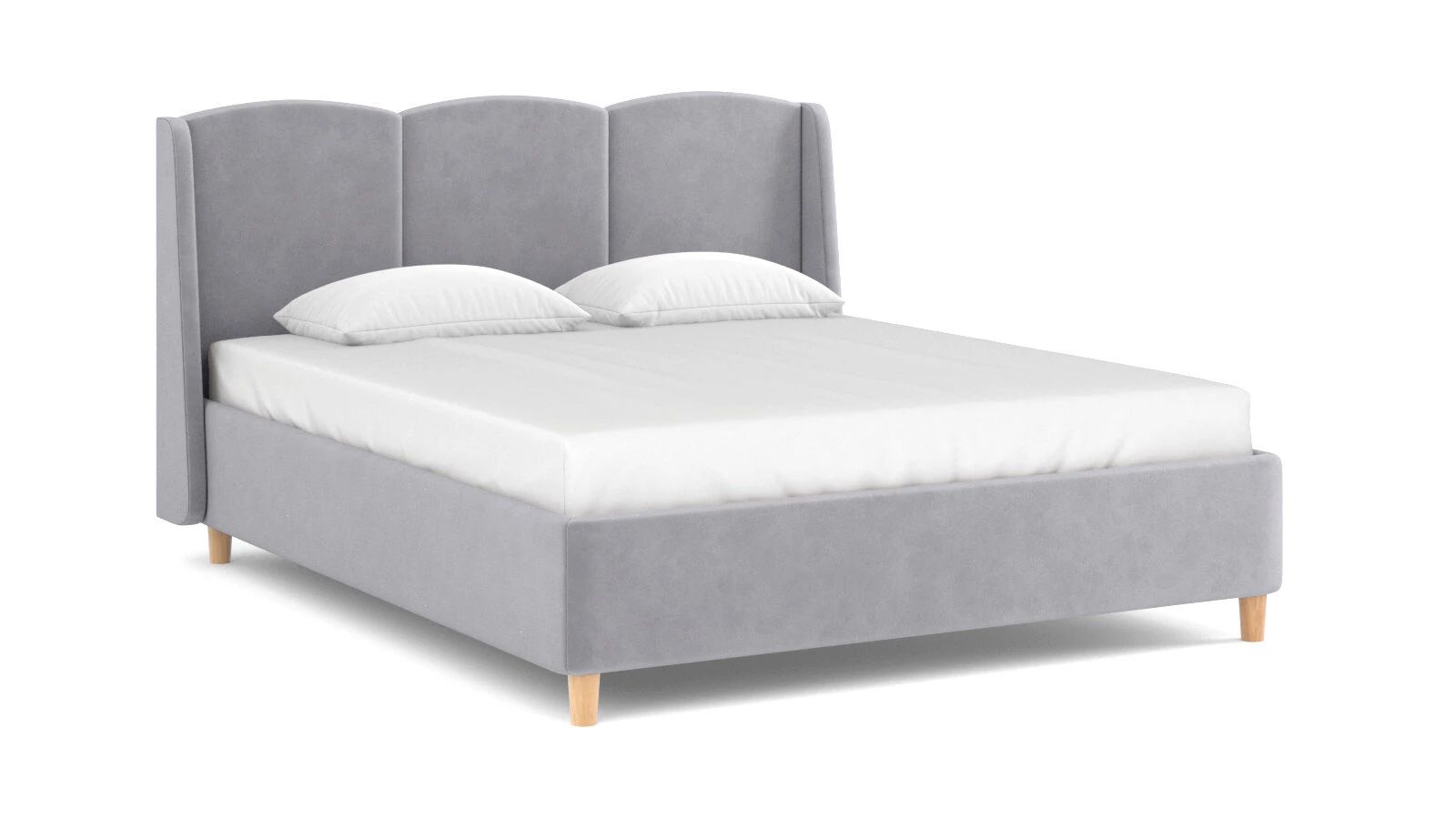 

Кровать Askona Milora Sky Velvet 08 180х200, Серый