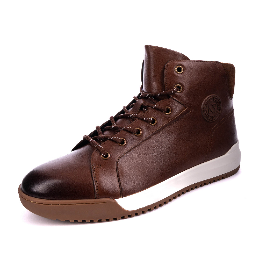

Кеды мужские ZENDEN 73-32MV-781KR коричневые 42 RU, Коричневый, 73-32MV-781KR