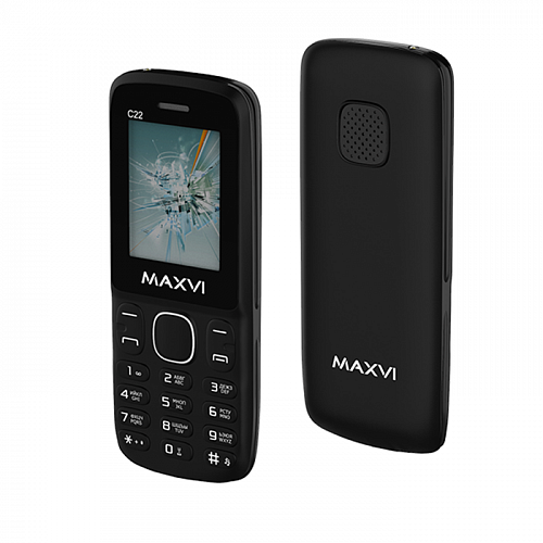 фото Мобильный телефон maxvi c22 black