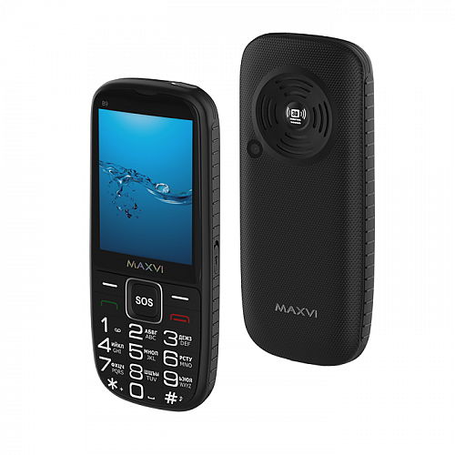 фото Мобильный телефон maxvi b9 black