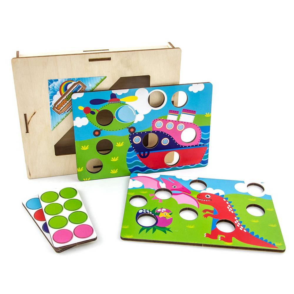 

WoodLandToys Мозаика Путешествие с друзьями 067401, 067401
