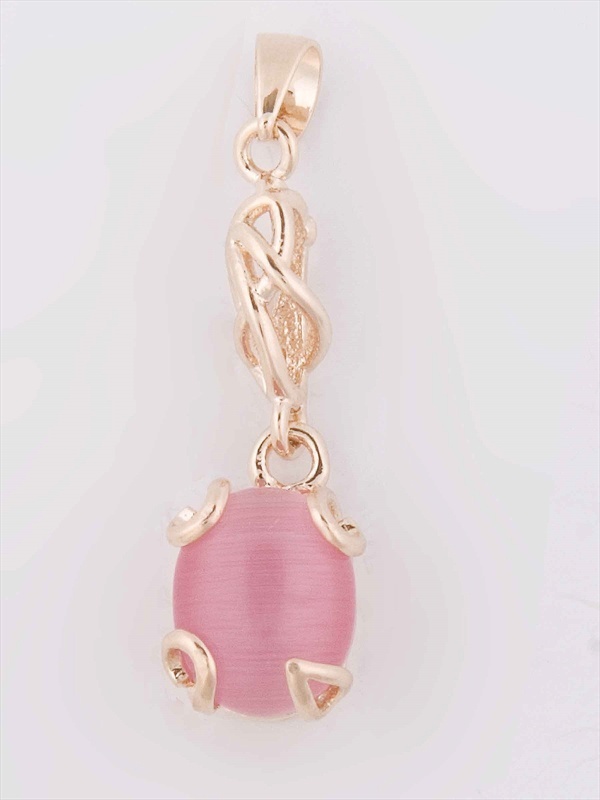 

Кулон из бижутерного сплава с кошачим глазом Lotus Jewelry 3037P-17CA-pink, 3037P-17CA-pink