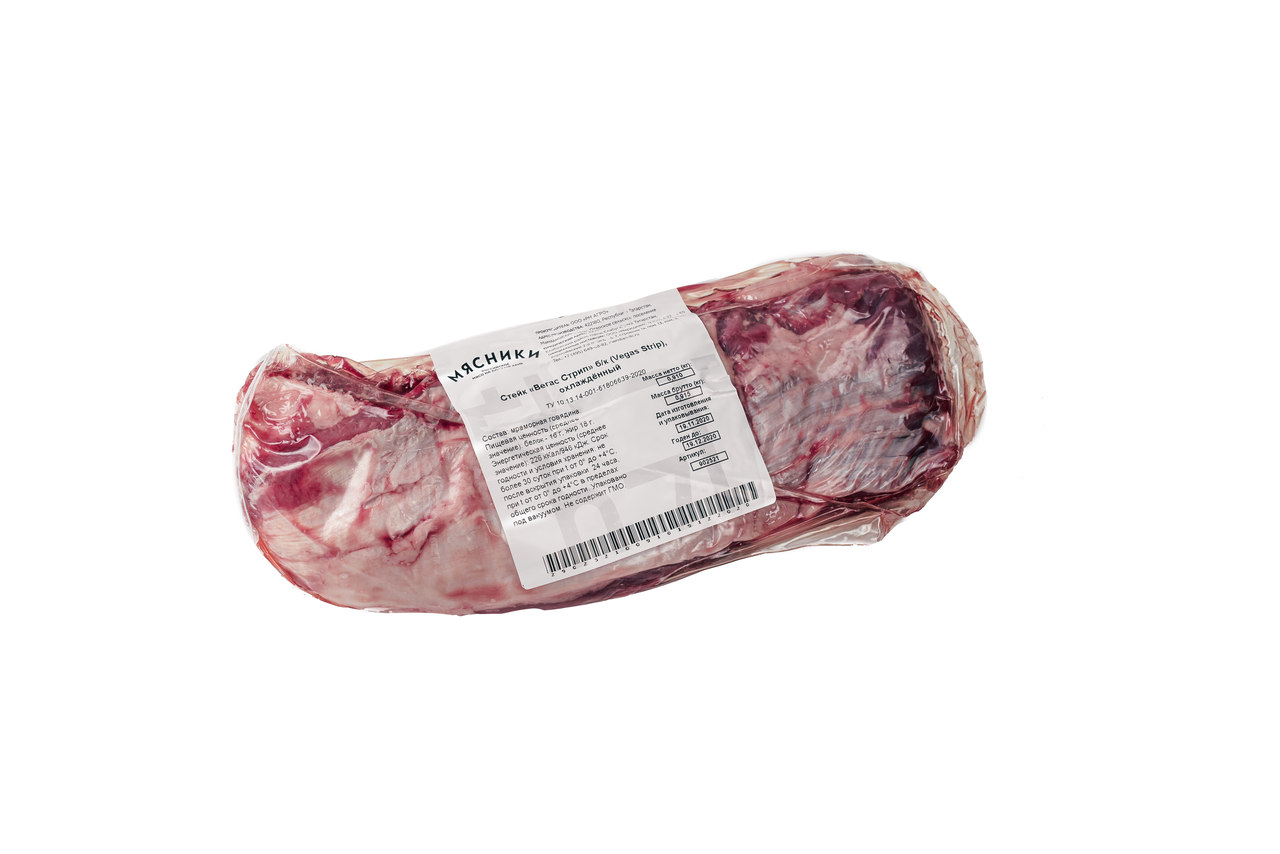 

Стейк Вегас Стрип без кости Мясники охлажденный 350 г
