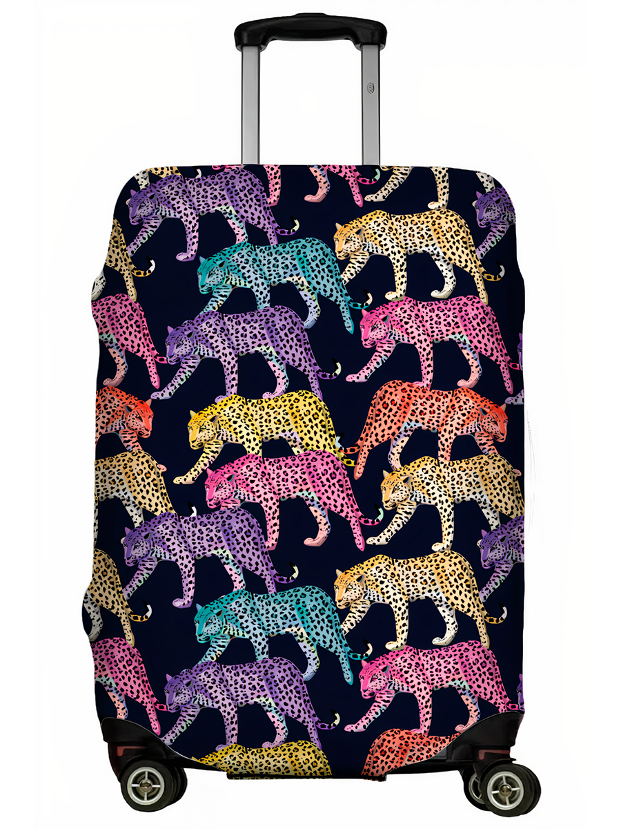фото Чехол для чемодана lejoy lj-case-307 цветные леопарды s
