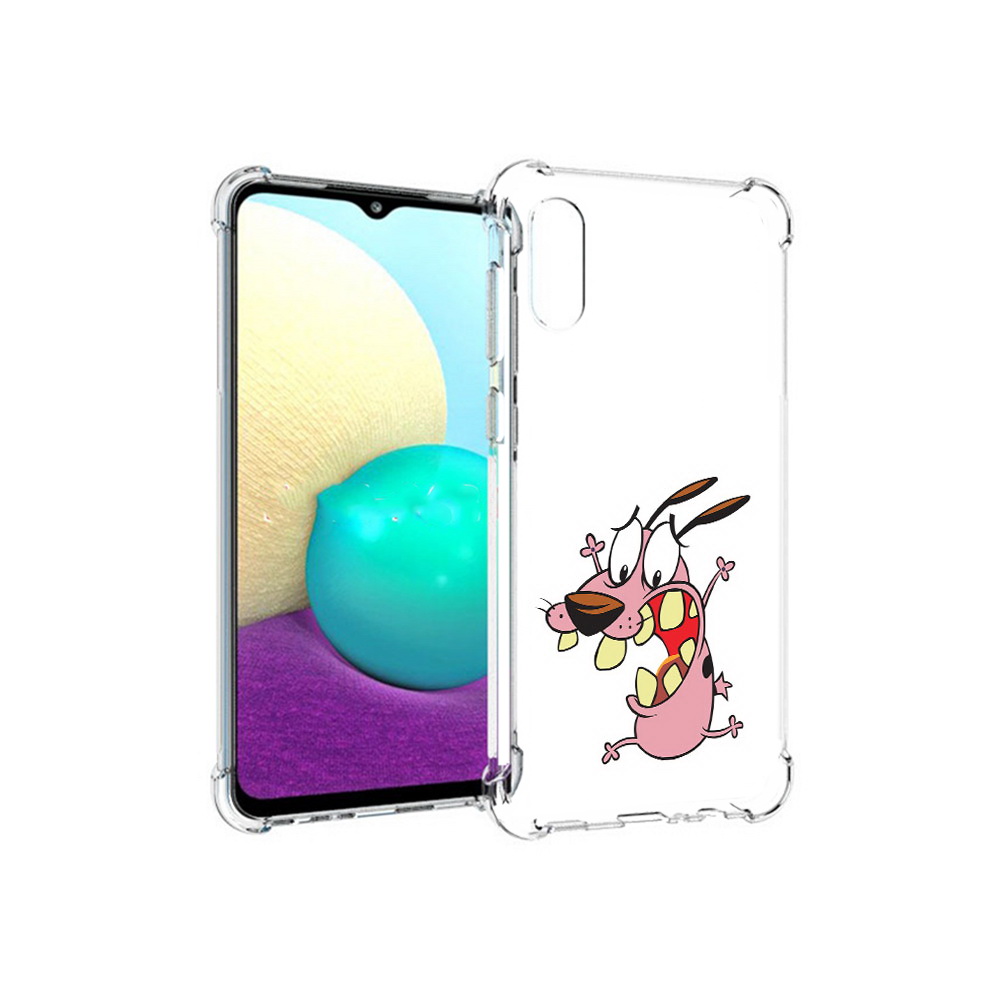 

Чехол MyPads Tocco для Samsung Galaxy M02 зубастый бобик (PT157689.478.371), Прозрачный, Tocco