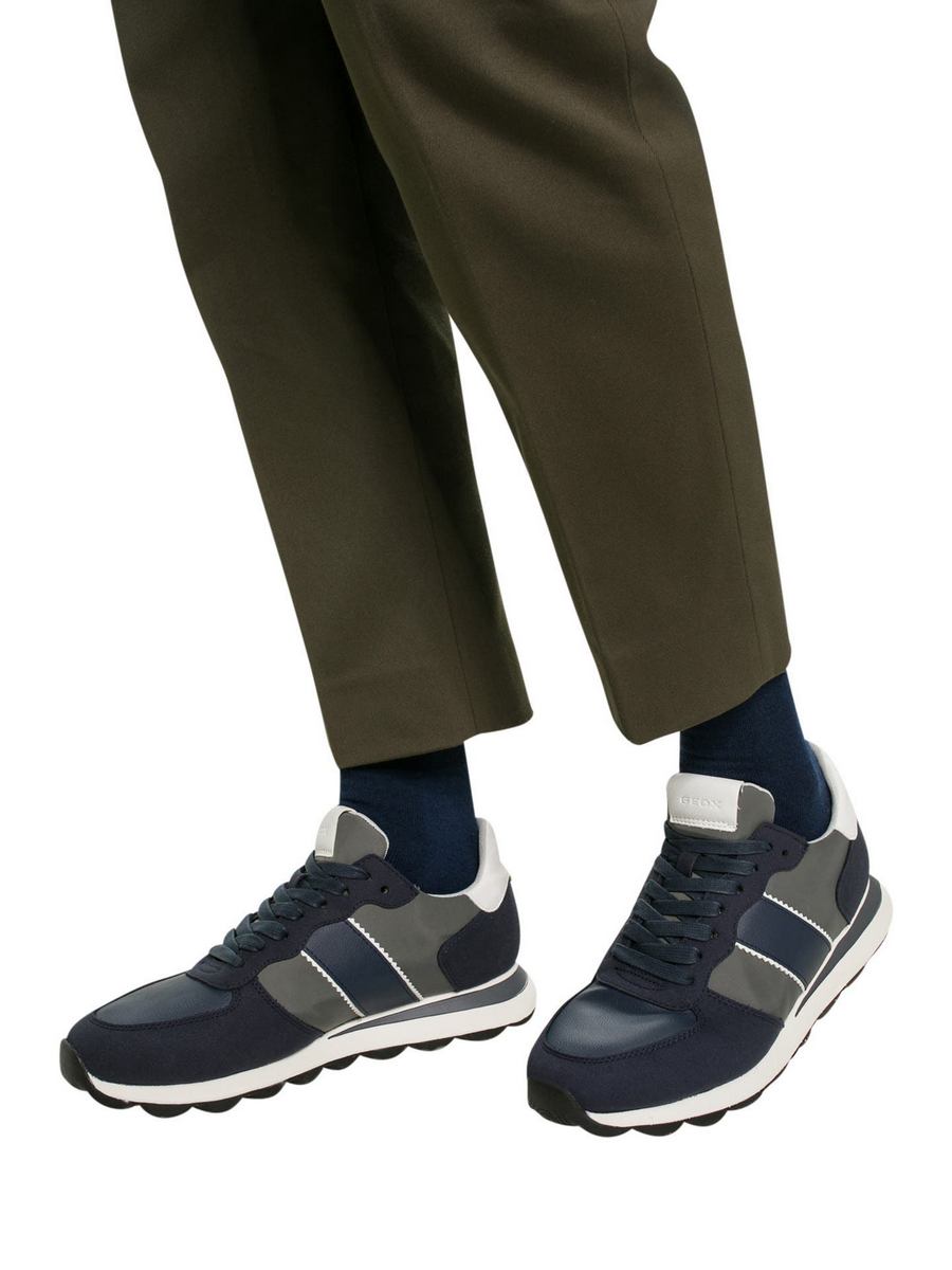 

Кроссовки мужские GEOX 001400756 синие 45 EU, Синий, 001400756