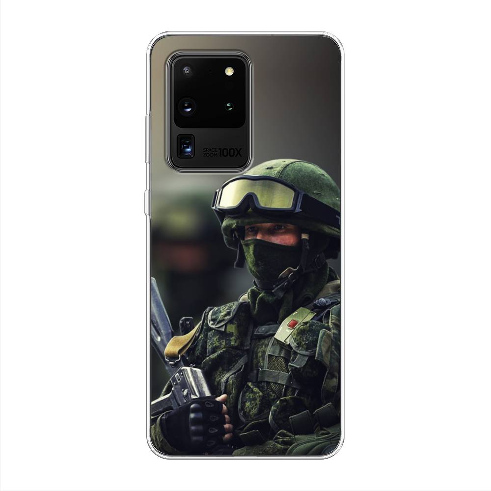 

Чехол Awog на Samsung Galaxy S20 Ultra "Солдат", Разноцветный, 29450-5