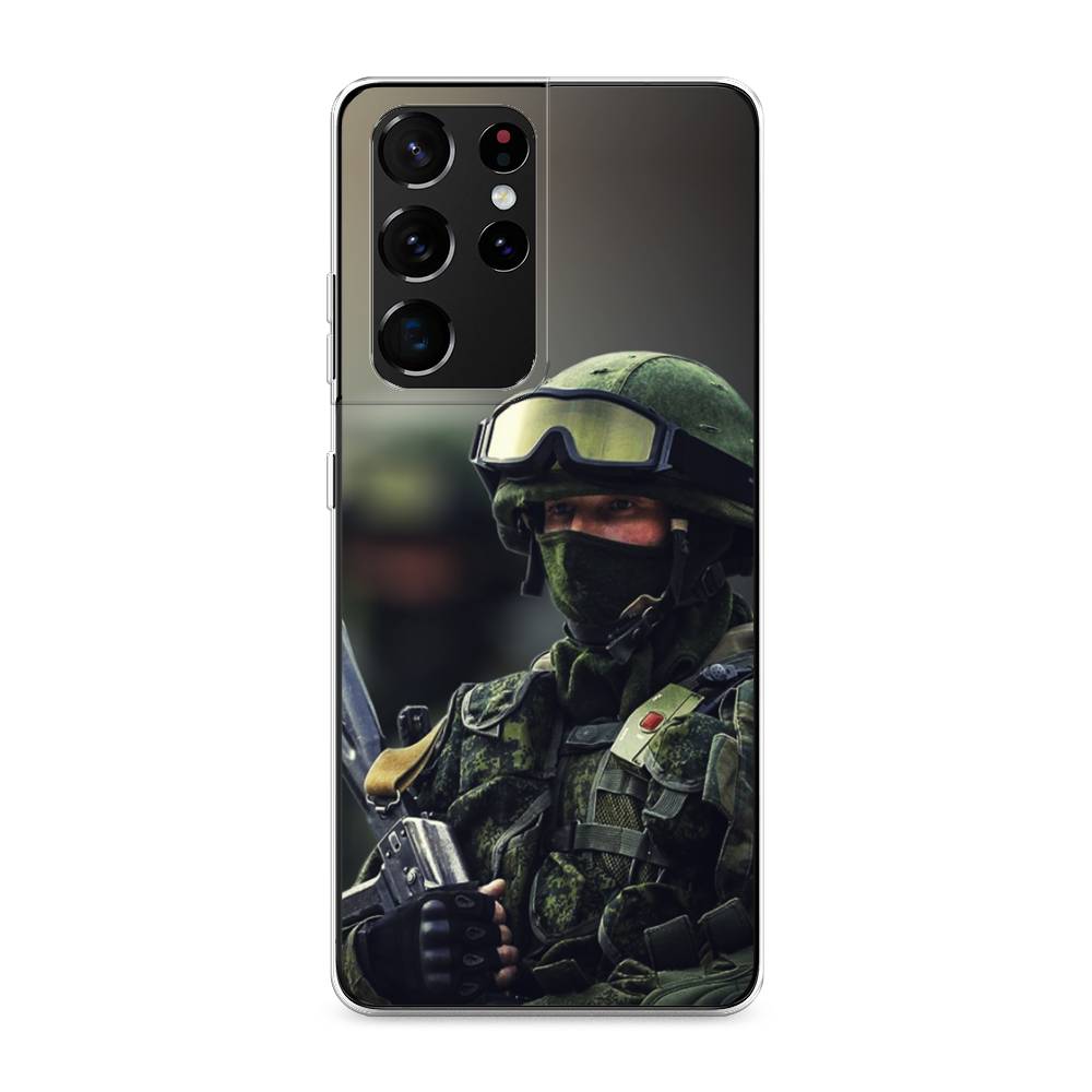 

Чехол Awog на Samsung Galaxy S21 Ultra / Самсунг S21 Ultra "Солдат", Разноцветный, 2102250-5