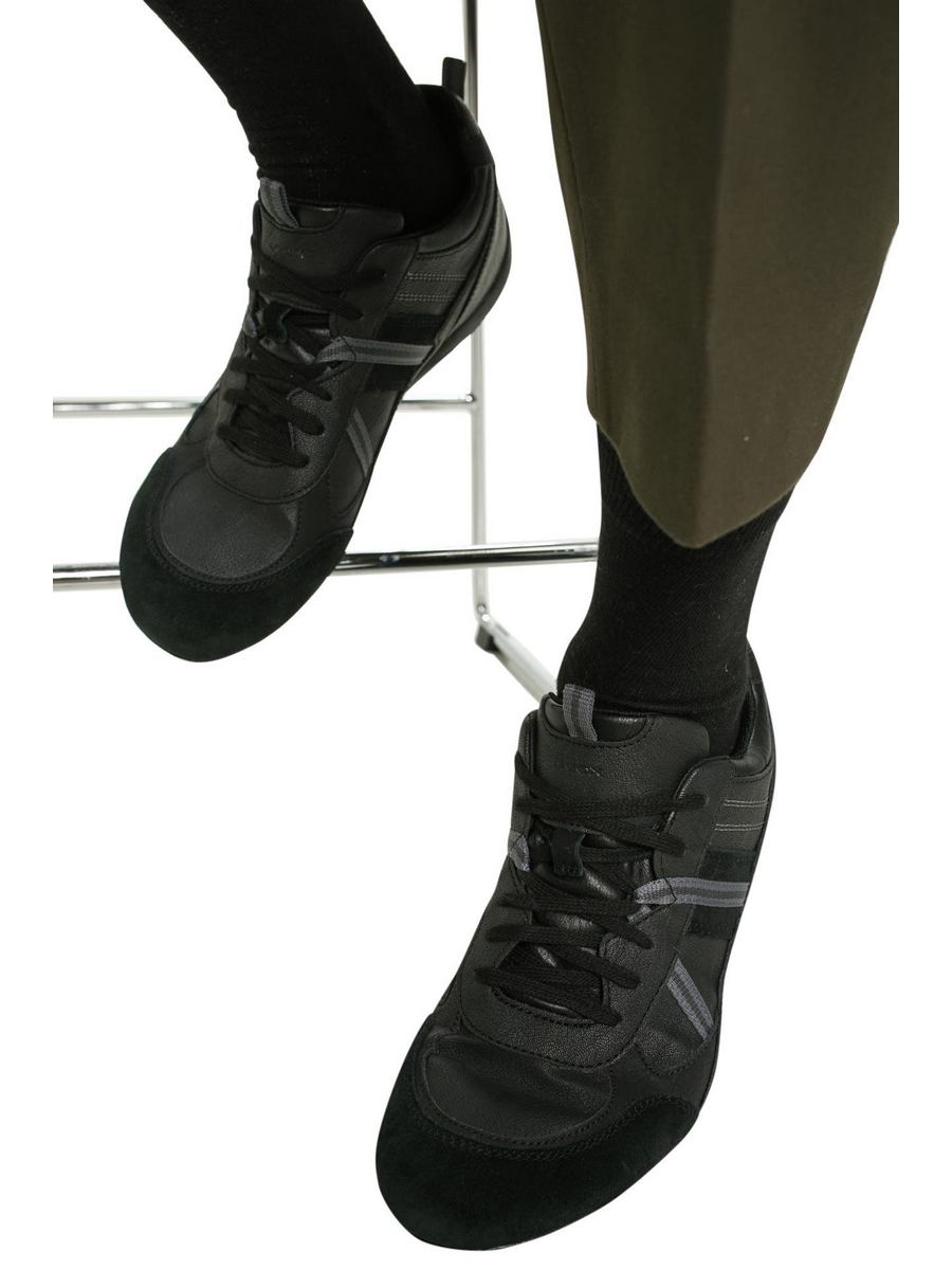 

Кроссовки мужские GEOX 001400770 черные 44 EU, Черный, 001400770