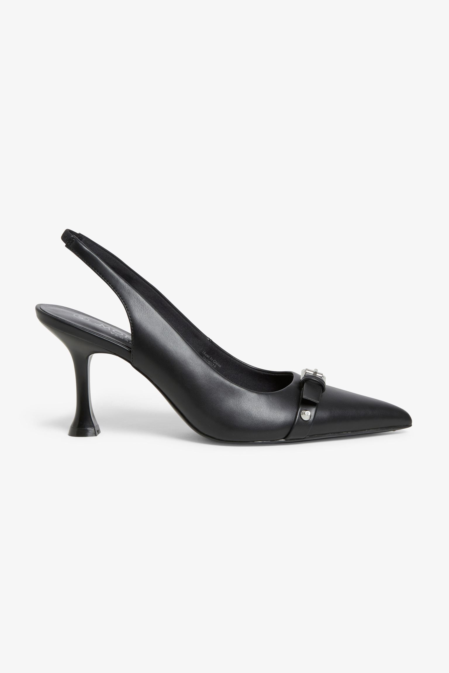 Туфли женские Monki 1160652 черные 36 EU (доставка из-за рубежа)