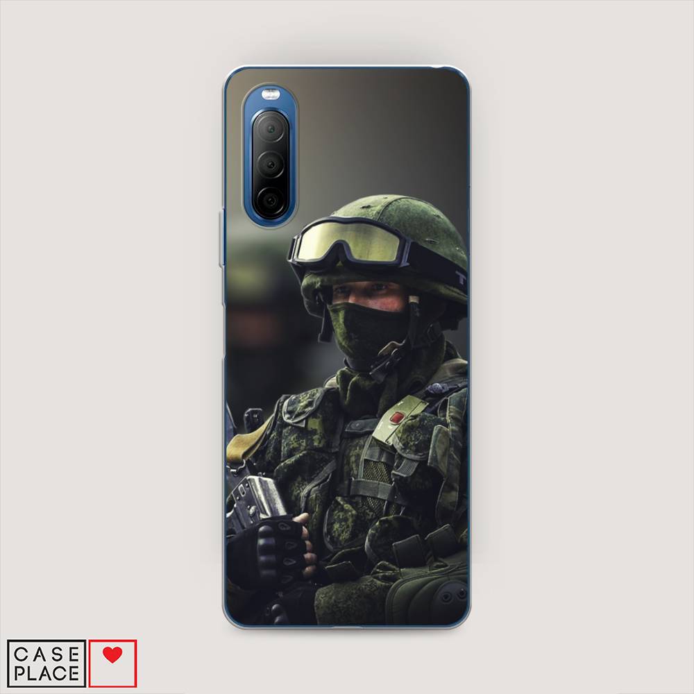 

Чехол Awog на Sony Xperia 10 II "Солдат", Разноцветный, 54650-5