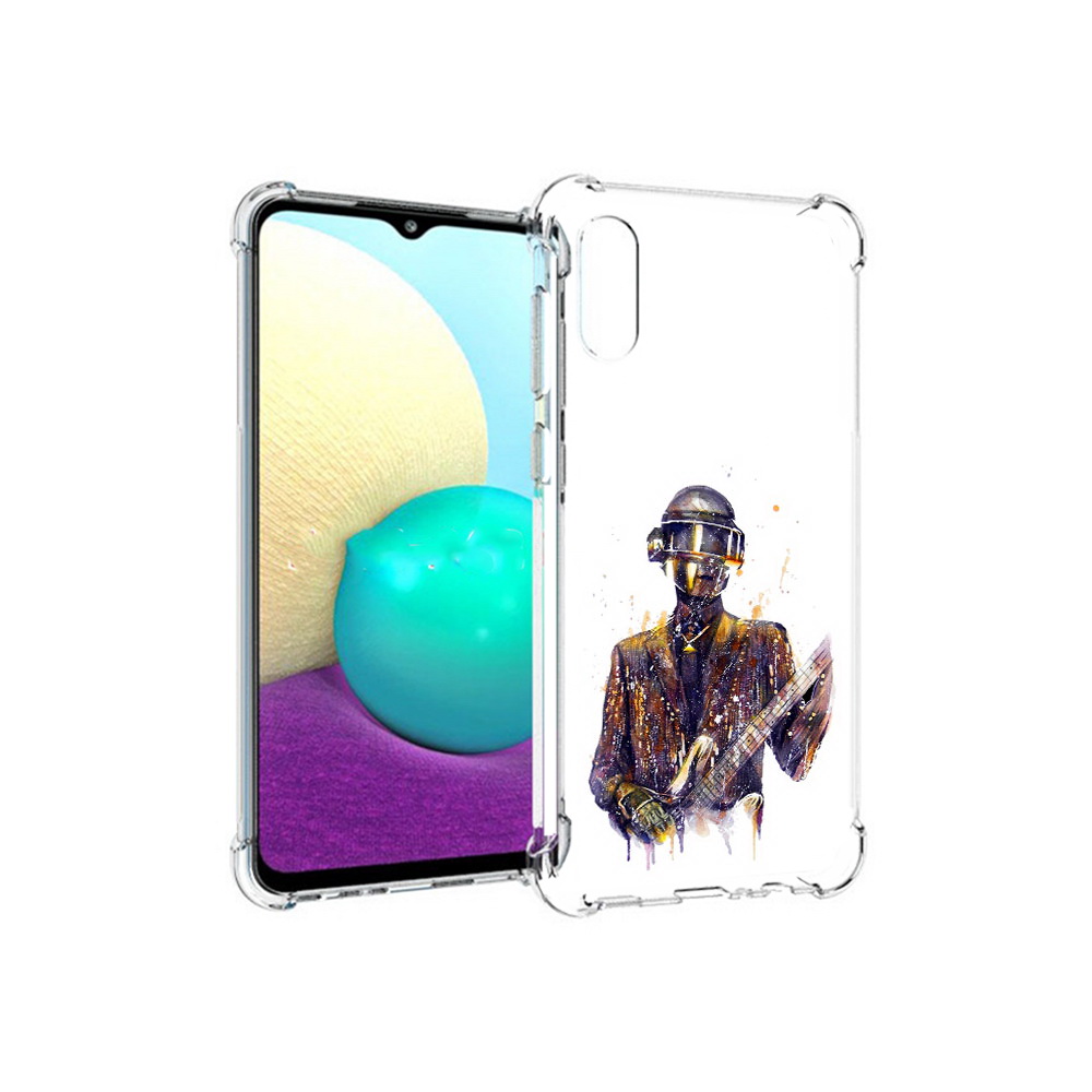 

Чехол MyPads Tocco для Samsung Galaxy M02 космо-гитарист (PT157689.478.392), Прозрачный, Tocco