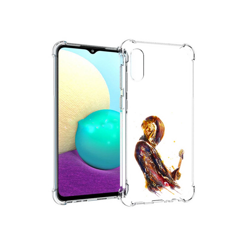 Чехол MyPads Tocco для Samsung Galaxy M02 космо-музыкант (PT157689.478.393)