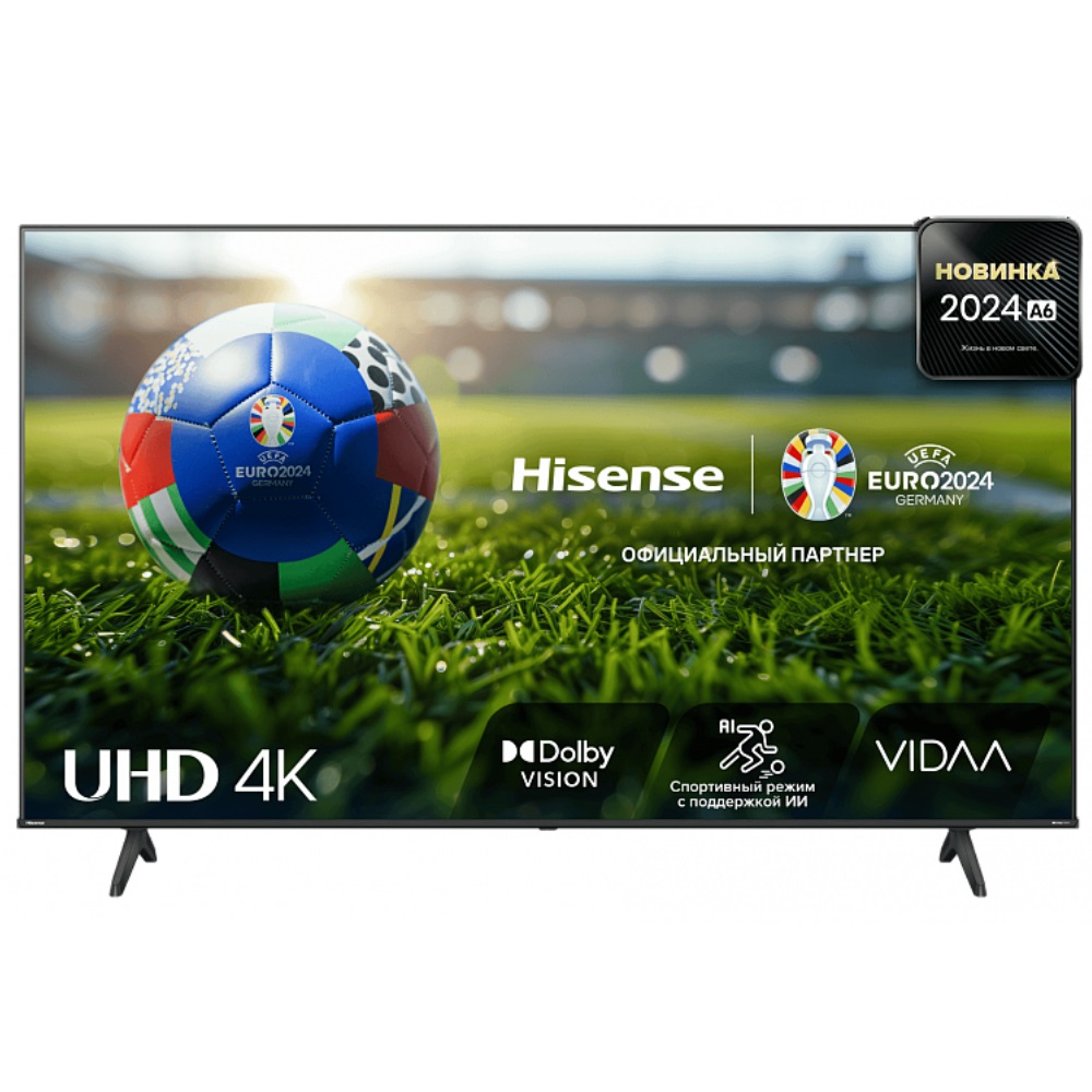 

Телевизор HISENSE 75A6N, 75"(190 см), UHD 4K, Черный, 75A6N