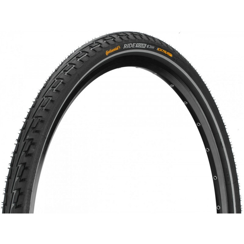 Покрышка Continental RIDE Tour 700x32C (32-622), Extra Puncture Belt E-25, светоотр полоса