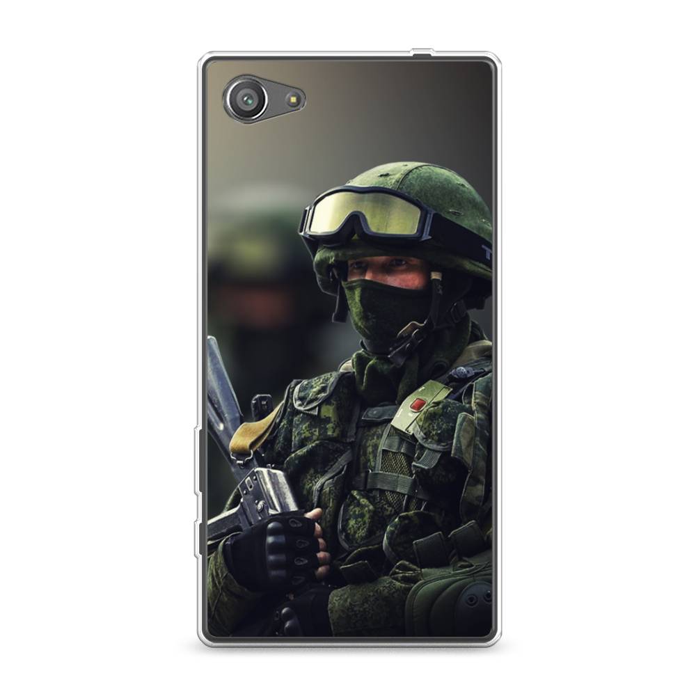 

Чехол Awog на Sony Xperia Z5 compact "Солдат", Разноцветный, 52250-5