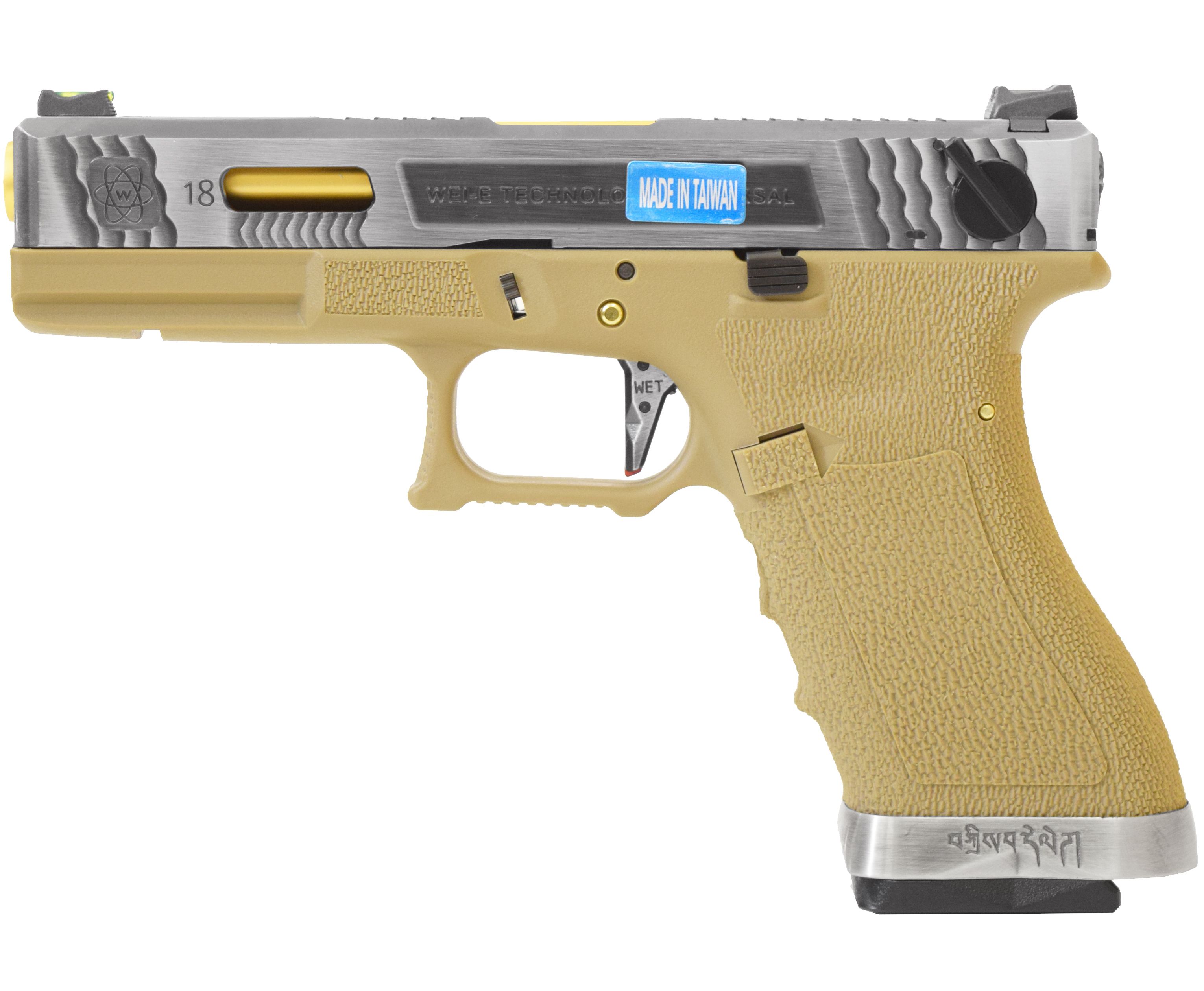 фото Страйкбольный пистолет we glock-18 g-force 6 мм we-g002wet-4